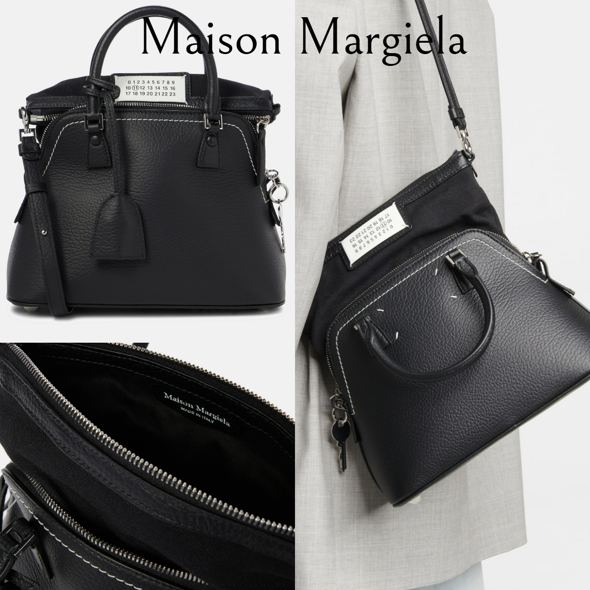 SALE*Maison Margiela*5AC クラシック MINI レザートートバッグ