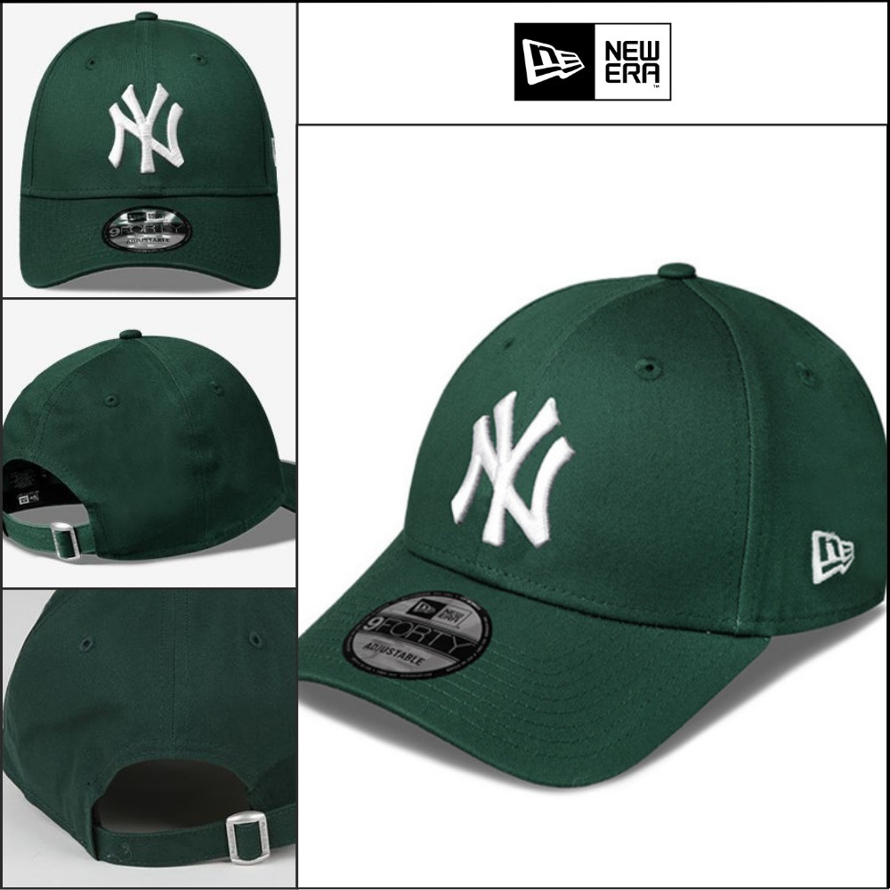 【New Era】9FORTY New York Yankees Cap MLB Dark Green