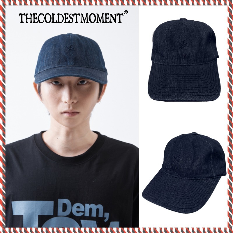 【THE COLDEST MOMENT】25ss TCM mini logo denim cap