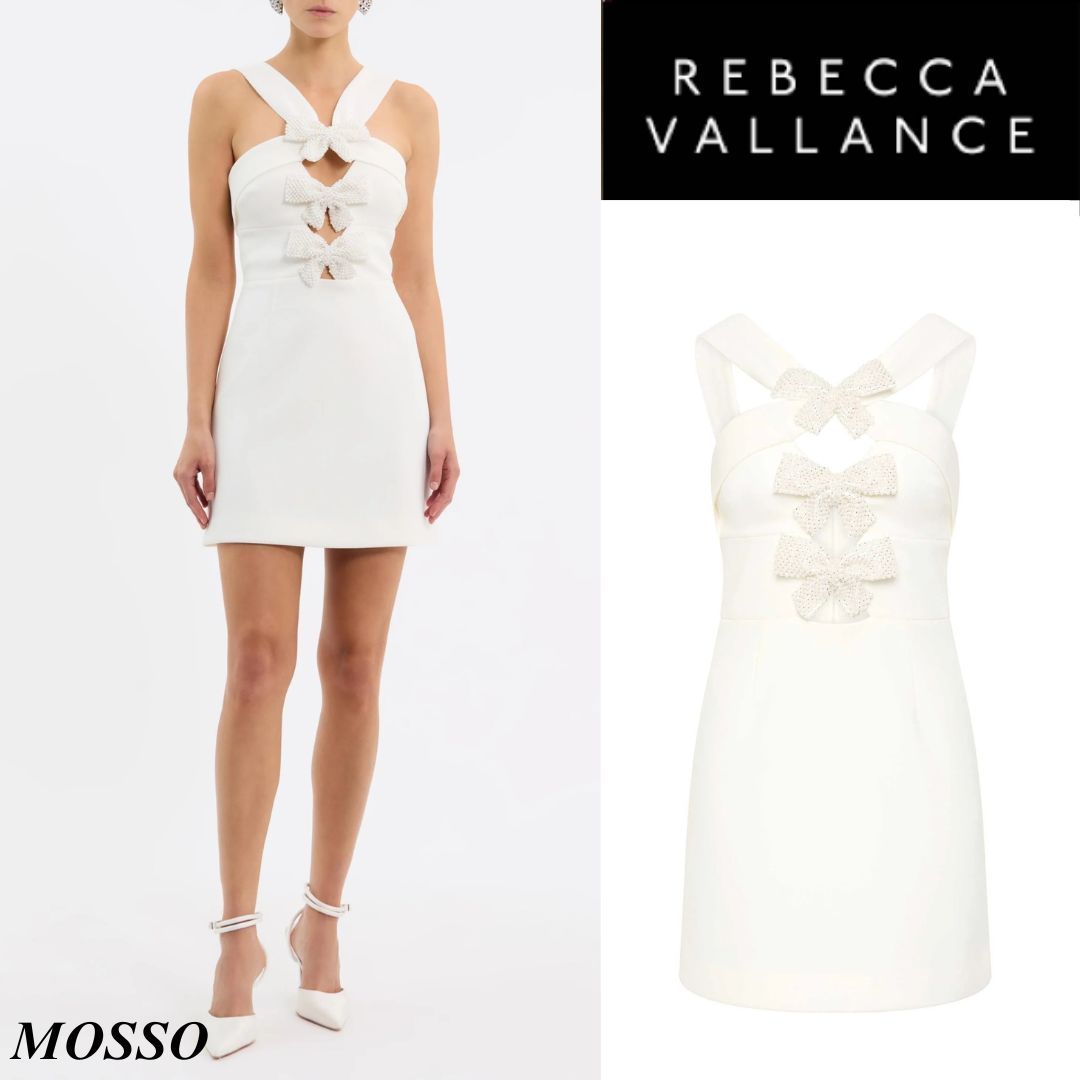 【REBECCA VALLANCE】HERMOINE MINI DRESS ホルターネック ミニ