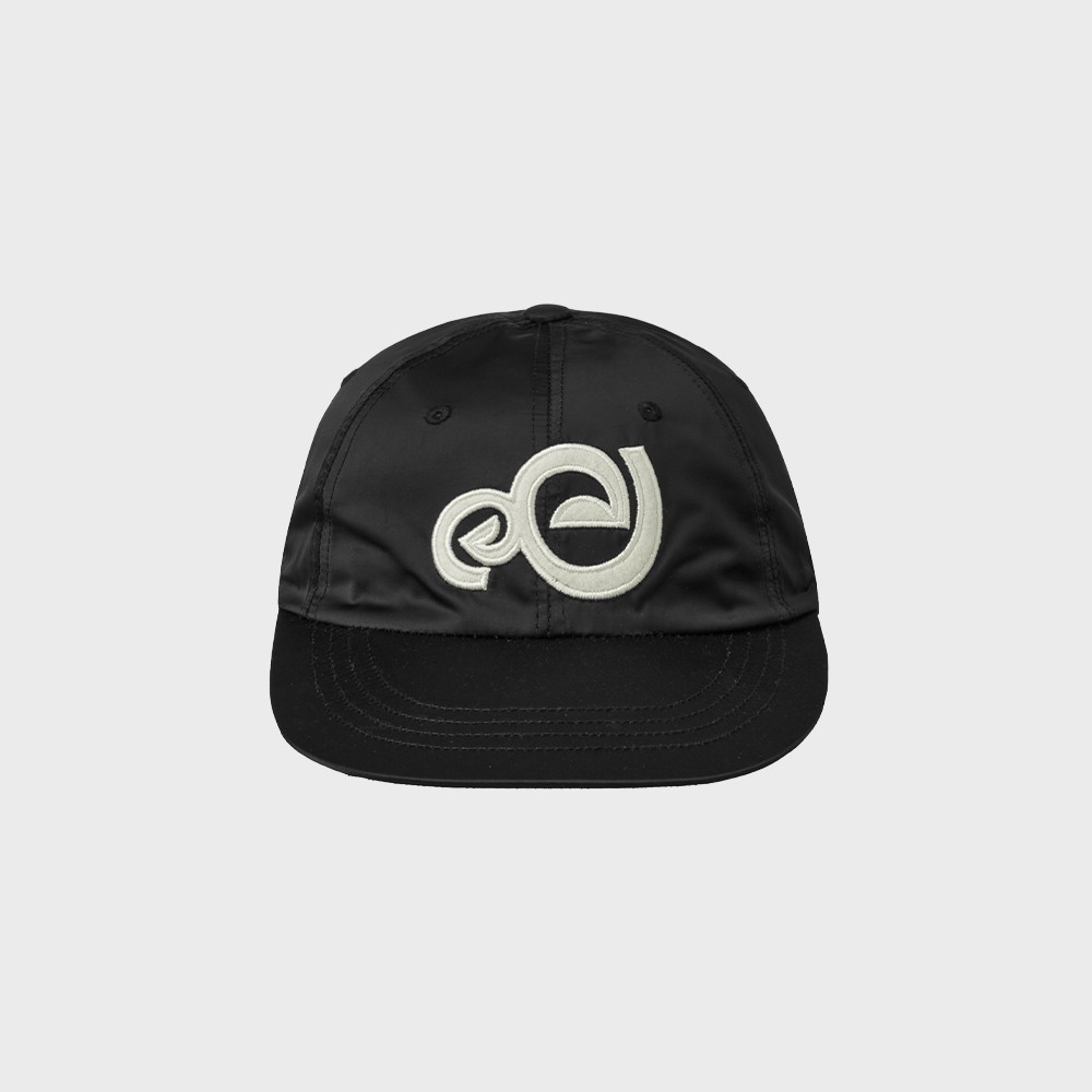 ★AEAE★ SPIRAL SATIN CAP [BLACK]