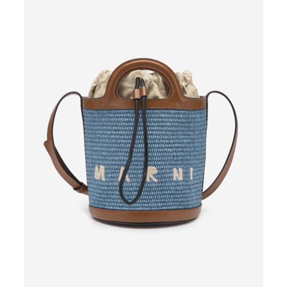 ★MARNI★ Mini Tropicalia Bucket Bag Opal Mocha SCMP0056Q1P3