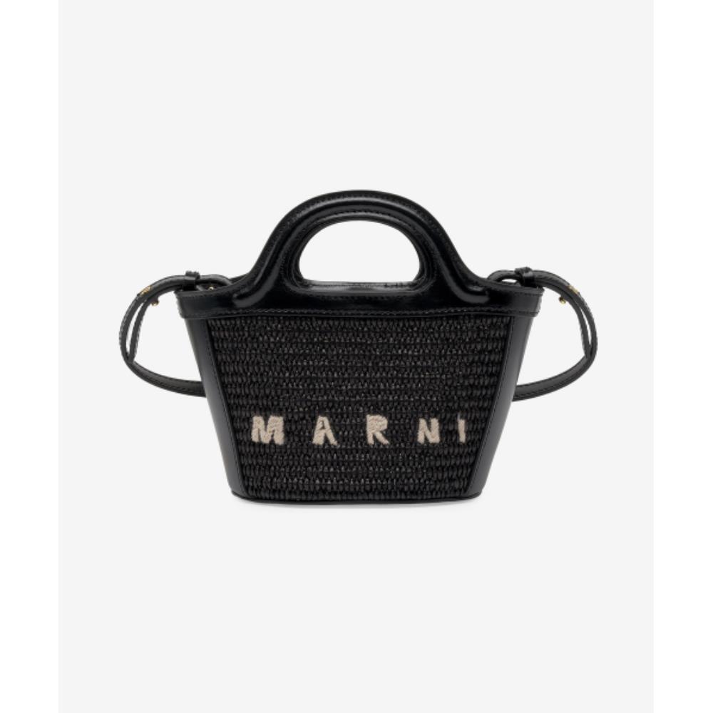 ★MARNI★ Micro Tropicalia Tote Bag Black BMMP0067Q0P386000N