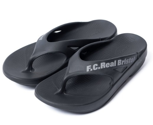 F.C.Real Bristol ■ロゴ フラット サンダル