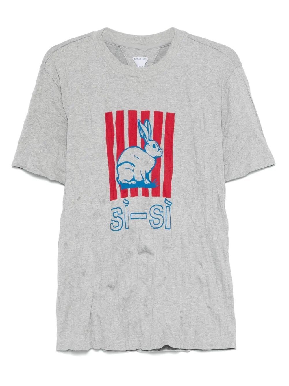 グラフィックラビットント クラッシュコットン JERSEY Tシャツ