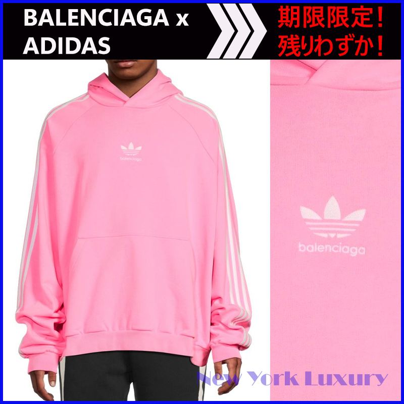 Balenciaga x Adidas★素敵！Large Fit Cotton Hoodie