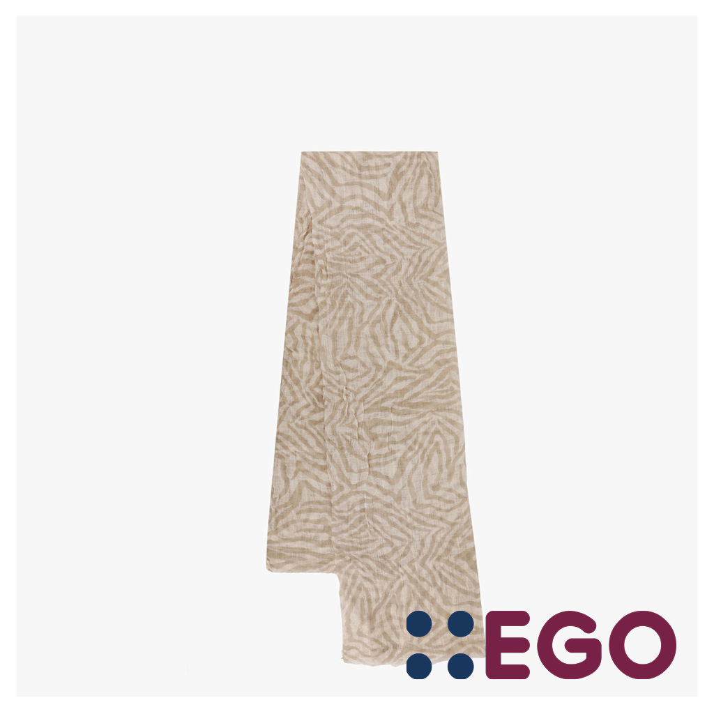 スカーフ ETHNIC PRINT LINEN SCARF