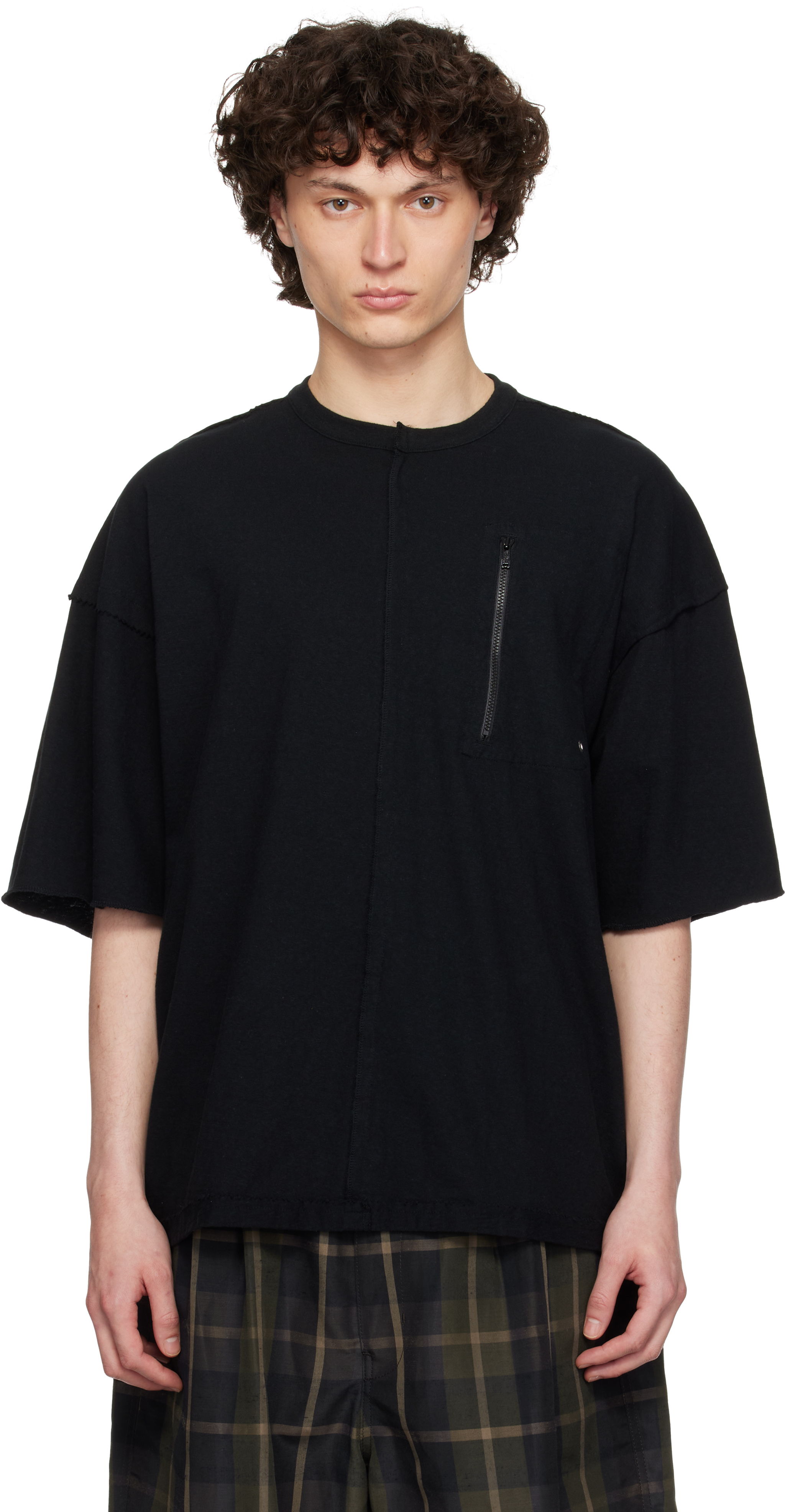 【関税込み】UNDERCOVER ブラック UC1E4818 Tシャツ