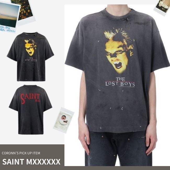 常田大希愛用BRAND《SAINT MXXXXXX》VANPIRE COTTON S/S TEE.