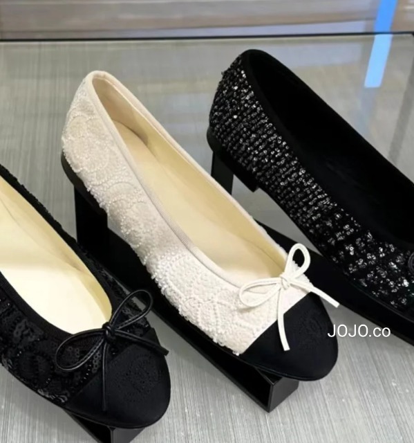 《足元から華やか♡》CHANELバレリーナパンプス