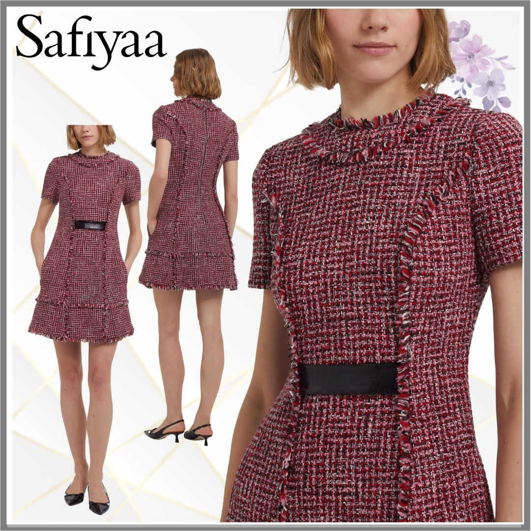 【Safiyaa】ミサ ショートドレス（マルチピンク）