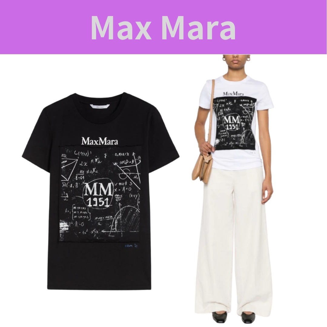 【関税込み】☆Max Mara☆コリブリジャージTシャツ 2511941062