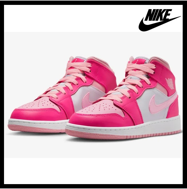 ★関税込★Nike★大人もOK★AIR JORDAN 1 MID (GS)★22.5-25cm★