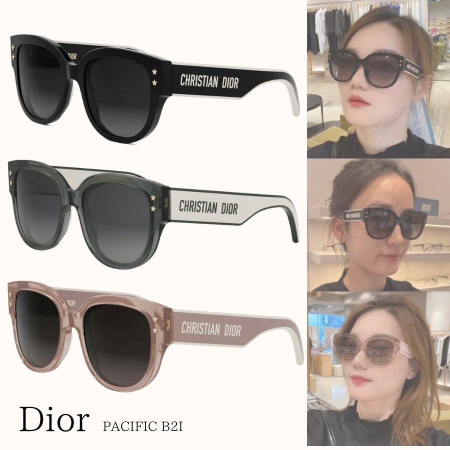 【Dior】人気モデル★Pacific オーバル サングラス ロゴテンプル