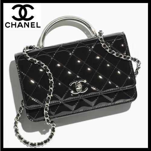 **2025SS 最新作**【CHANEL】 チェーンウォレット ブラック