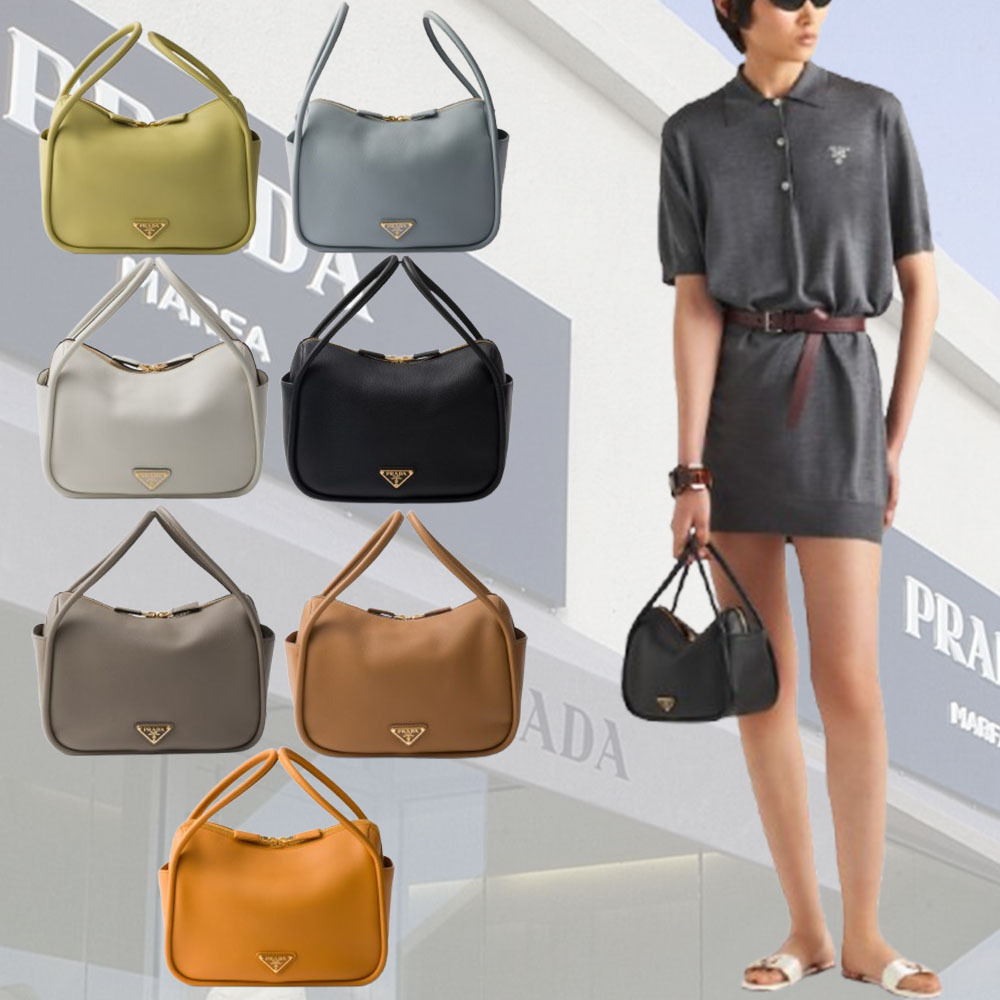 【PRADA】Pradaダーリン・レザー・ハンドバッグ