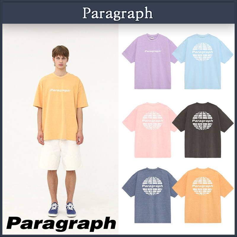 【Paragraph】★関税込★25SSウォッシュドホワイトロゴTシャツ