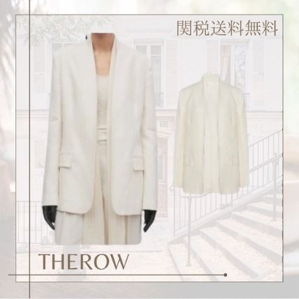 THE ROW Harvy リネンジャケット ホワイト(白)系 The Row(ザ・ロウ) ジャケット(レディース
