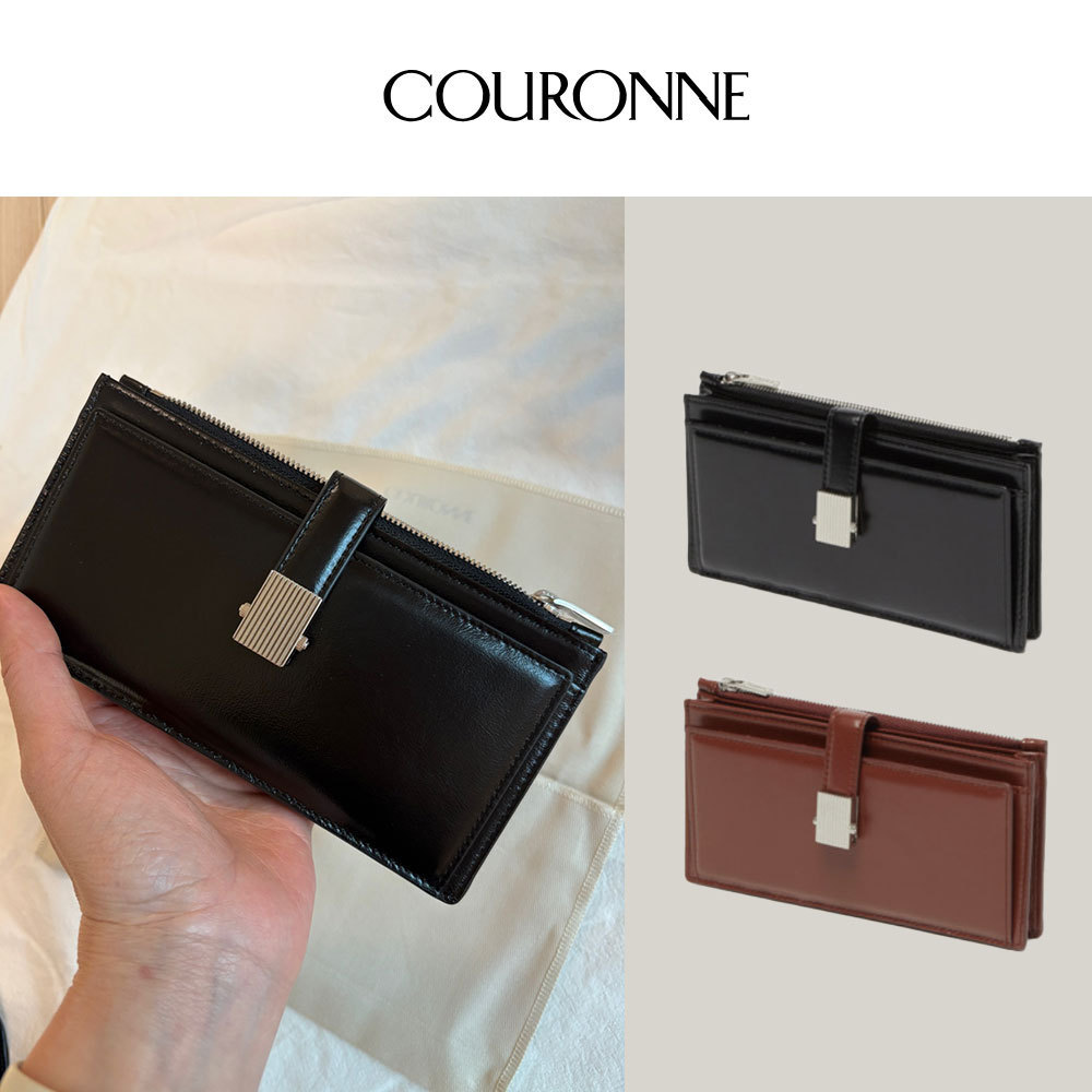 【送料込】★韓国★COURONNE Reve Long Wallet 長財布 2色
