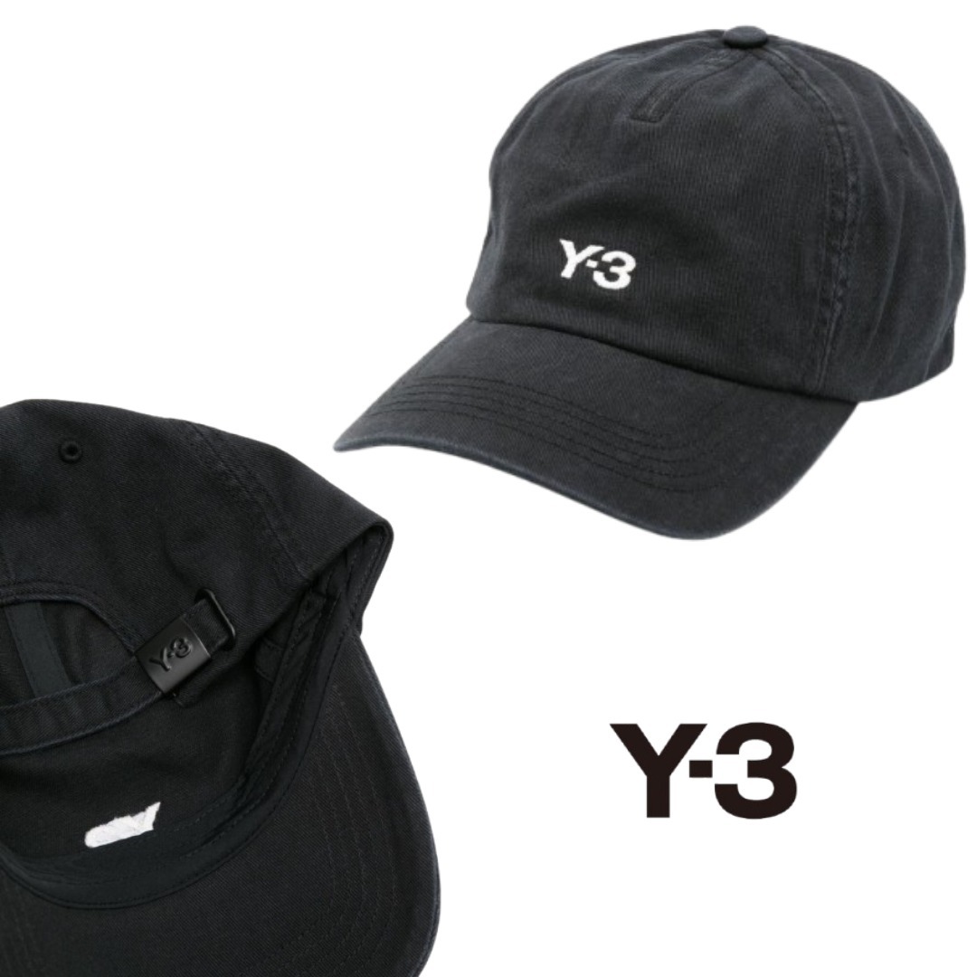 Y-3 刺繍ロゴキャップ