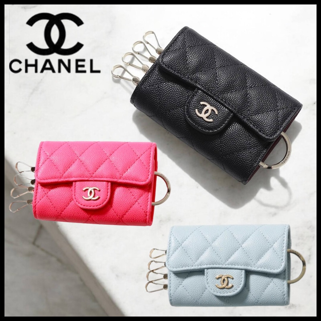 【定番人気♡】CHANEL キーケース マトラッセ グレインド