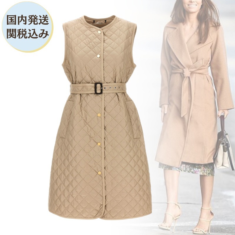 Max Mara The CUBE LAUREN キルティングロングベスト 関税込