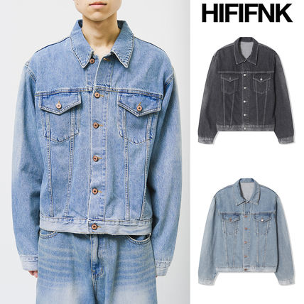 【HI FI FNK】Elby Vintage Denim Jacket HI FI FNK】Elby Vintage Denim Jacket