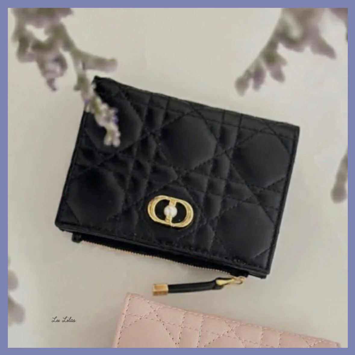 【二つ折り財布★】DIOR Jolie Dahlia ウォレット