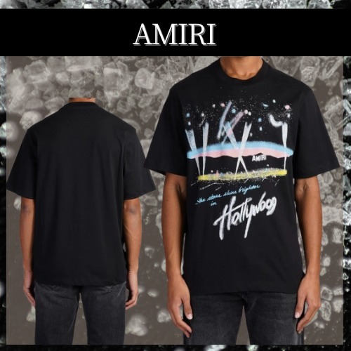 AMIRI♦ハリウッド ブラックT アートと都会性を纏う一枚