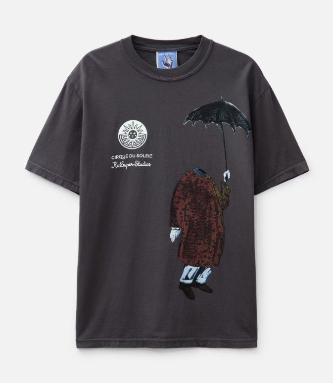 国内発送 KidSuper x Cirque Du Soleil No Head Tシャツ 黒色