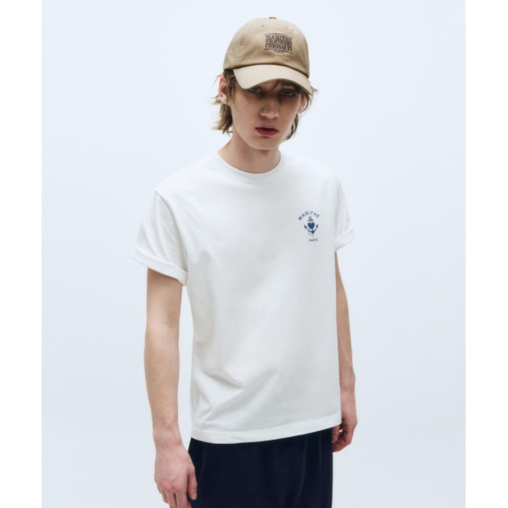 ★Marithe + Francois Girbaud★ AEROCOOL ANCHOR GRAPHIC TEE w