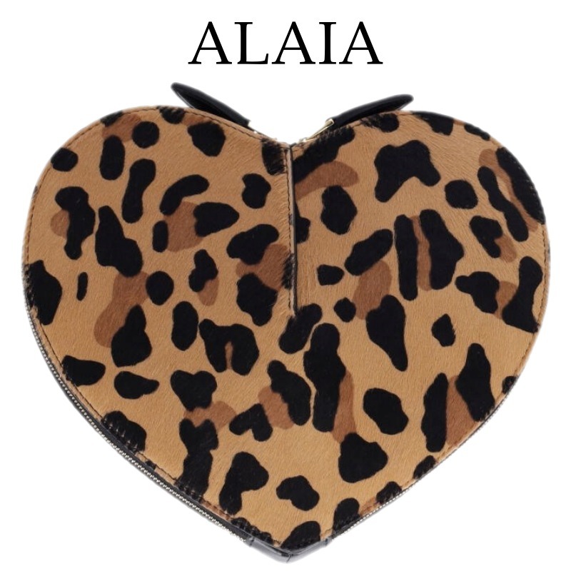 【Alaia】ポニーヘアーショルダーバッグ「ル・クール」