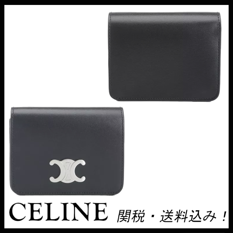 ＊CELINE＊トリオンフ シャイニー コンパクトウォレット