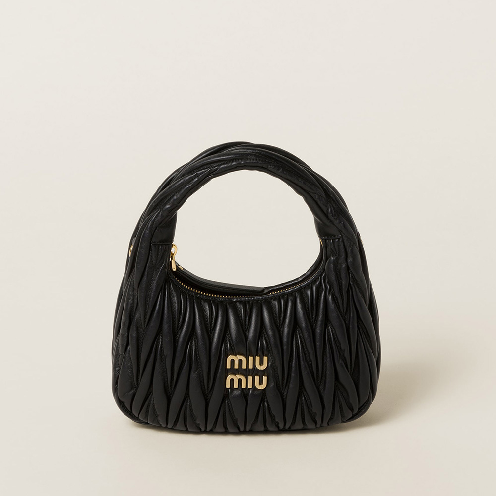 ★MIUMIU WANDER MATELASSEE HOBO BAG ワンダーマテラッセ