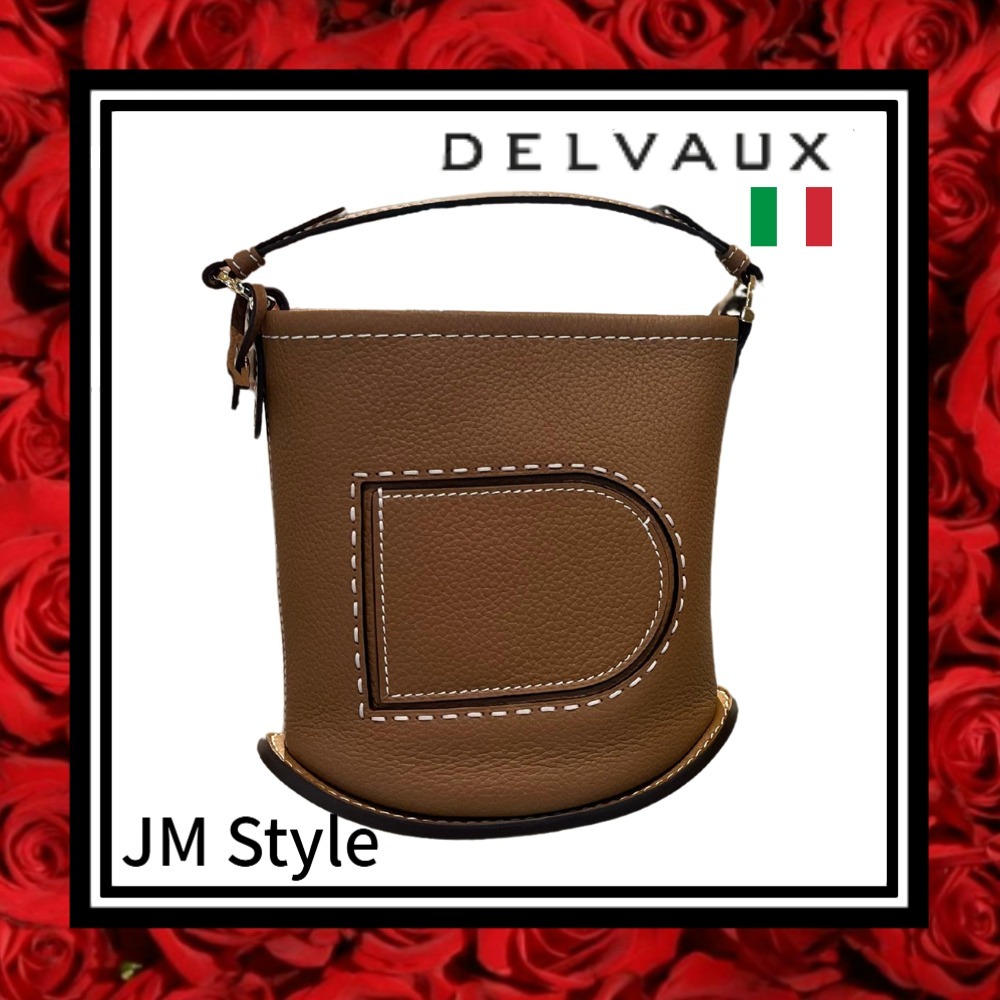 直営店▲DELVAUX▲ピンミニバケット スルピケ ソフトタウリヨン