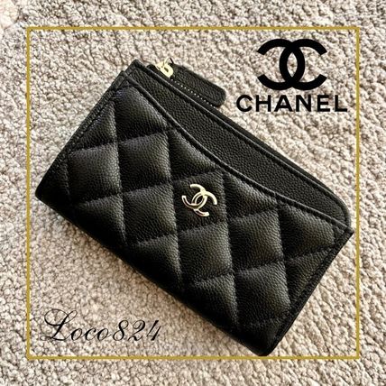 ゴールド（金色）系 CHANEL(シャネル) カードケース・名刺入れ