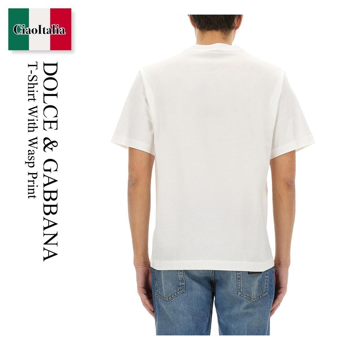 Tシャツ・カットソー Dolce & Gabbana T-Shirt With Wasp Print
