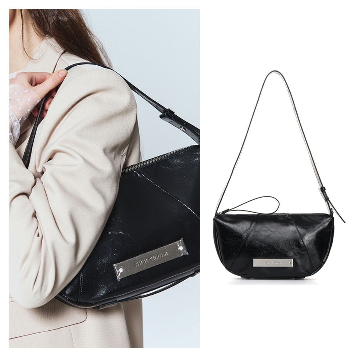 ショルダーバッグ・ポシェット NICK&NICOLE CRYSTAL ROUND SHOULDER BAG 5BJH1199