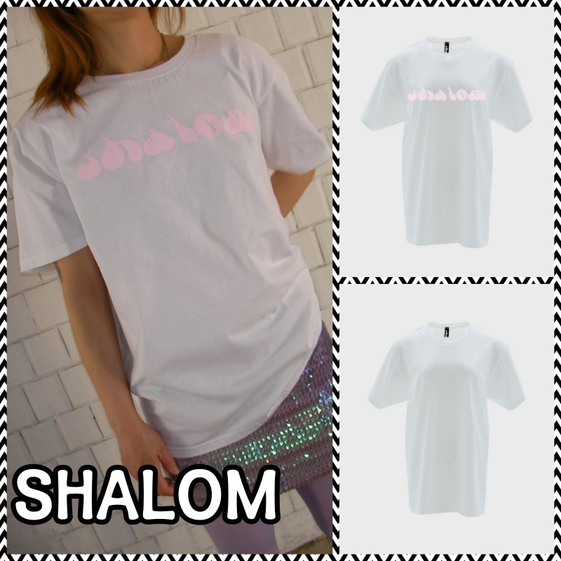 送料/関税込 ●SHALOM● PINK SHALOM TEE