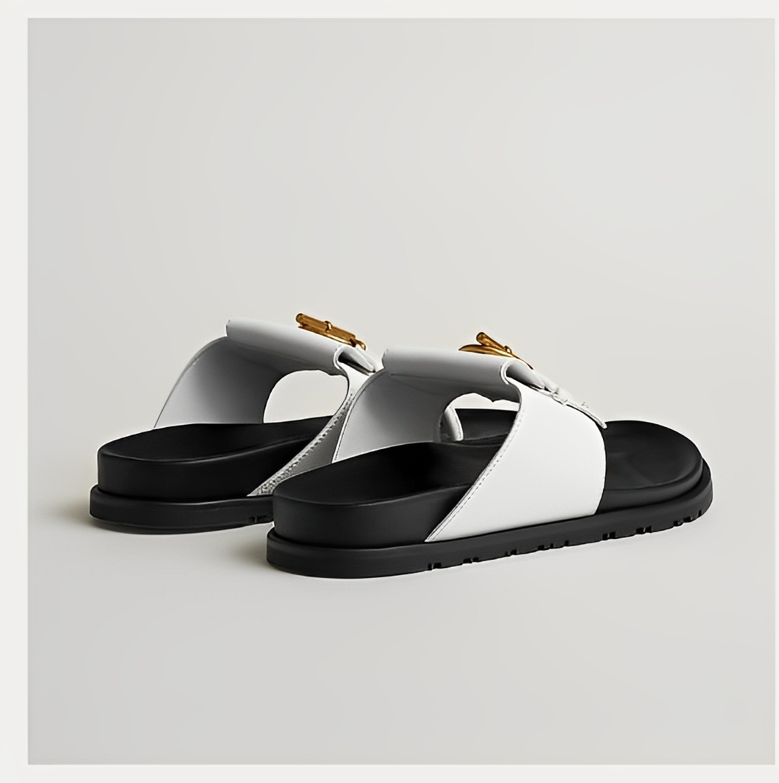 【バックルがアクセント♪】HERMES サンダル《ジョイス》