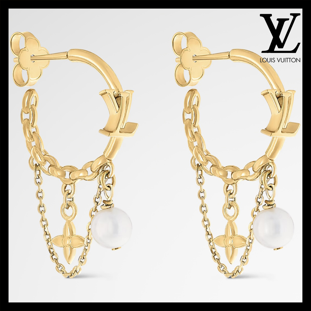 【上品♡】Louis Vuitton ピアス・ブルーミング パール
