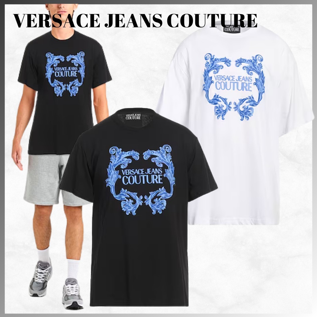 【VERSACE JEANS COUTURE】ロゴプリント入りTシャツ