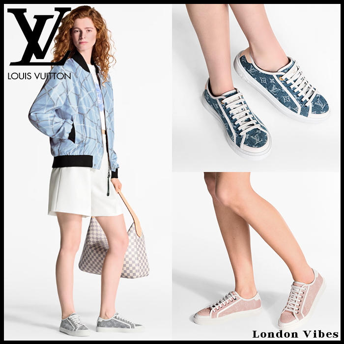 モノグラデニムがかわいい♡ Louis Vuitton スニーカー