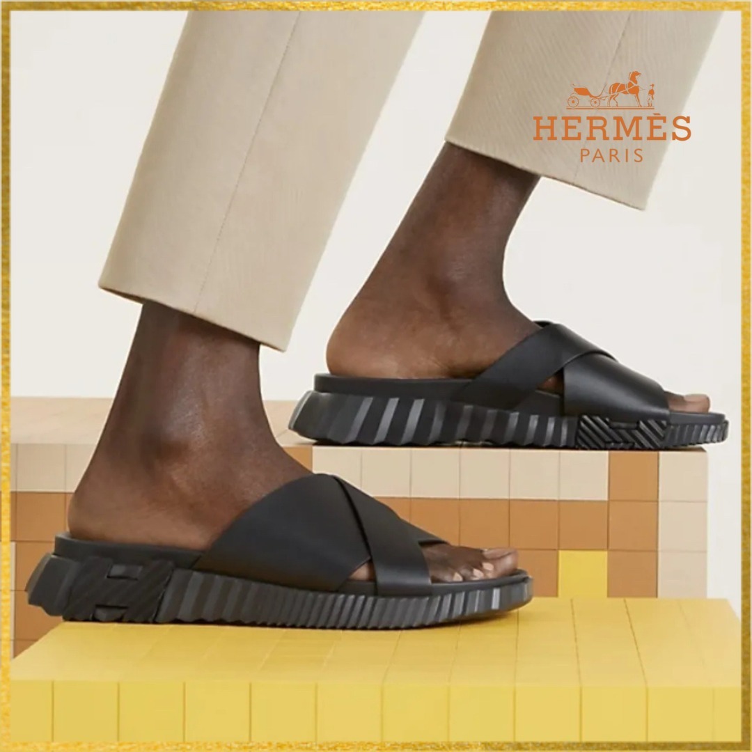 【シンプル且つ美しい♪】◆HERMES◆サンダル