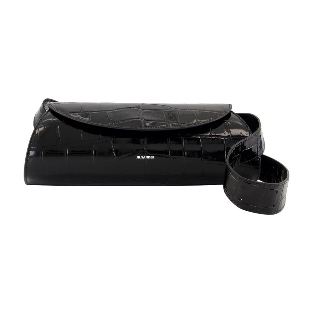 ハンドバッグ Cannolo Small Purse - Jil Sander - Leather - Black