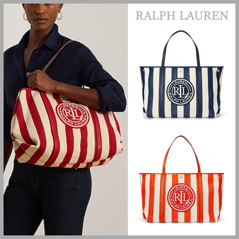 【Ralph Lauren】Lauren Ralph Lauren ロゴ トートバッグ 送関込
