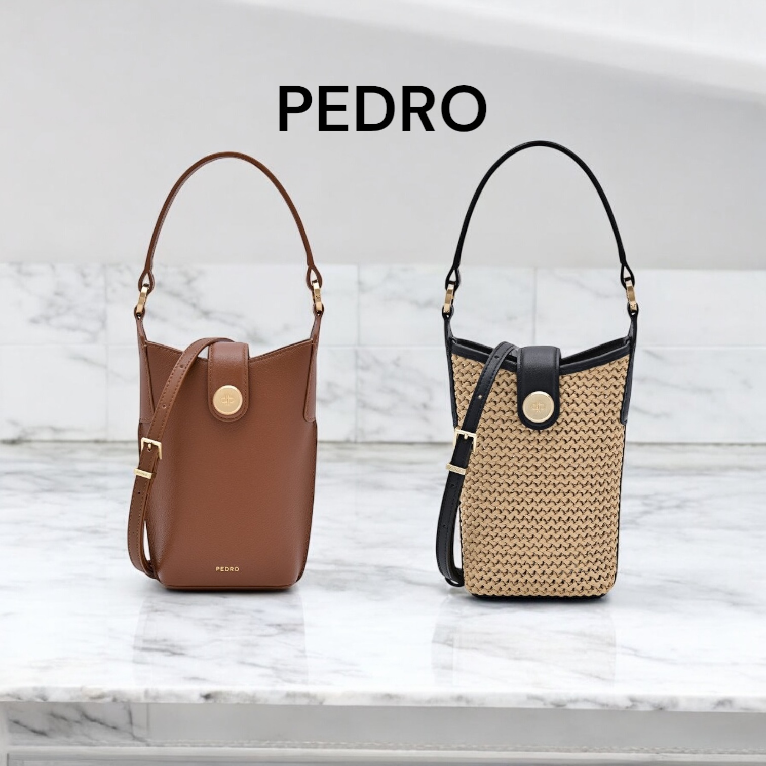 ★PEDRO Icon Leather Phone Pouch スマホ ポーチバック/送料込