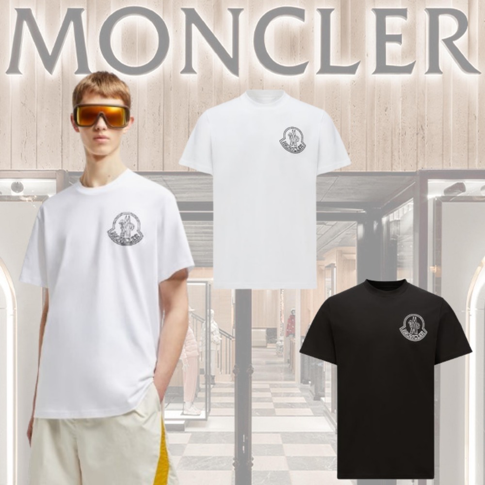 ★【MONCLER】メンズ★T-shirt logata in cotone★ロゴTシャツ