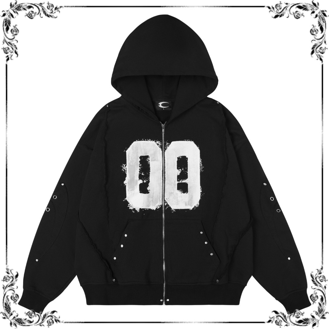 COZY WORLDWIDE フーディ パーカー ZIP 00 KNIGHT CLUB /関送込