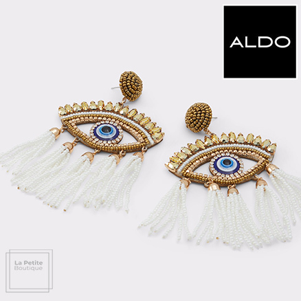 【ALDO】ビーズ タッセル☆エビルアイ・シャンデリア☆ピアス